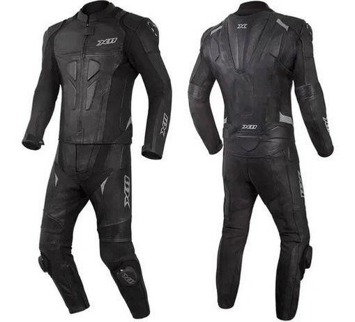 Macacão Motociclista X11 Couro 2 Peças Speed 2 Motoqueiro
